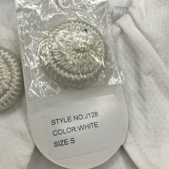 Luii Women's Jacket Small White Black Floral Accents New With Tags - Picture 4 of 16